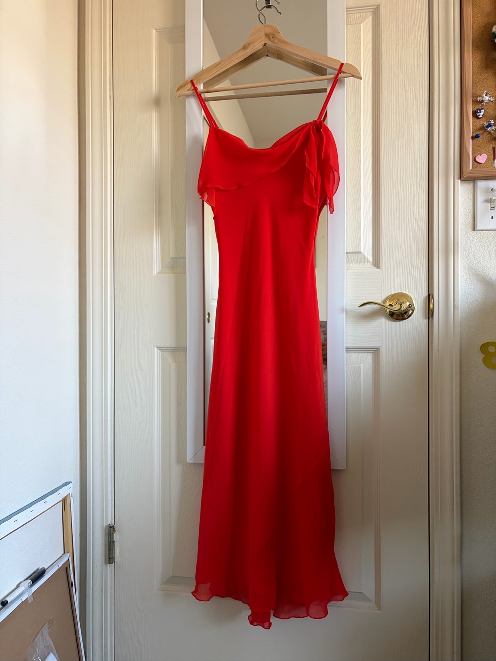 Aritzia Cannelle Dress Red XS
